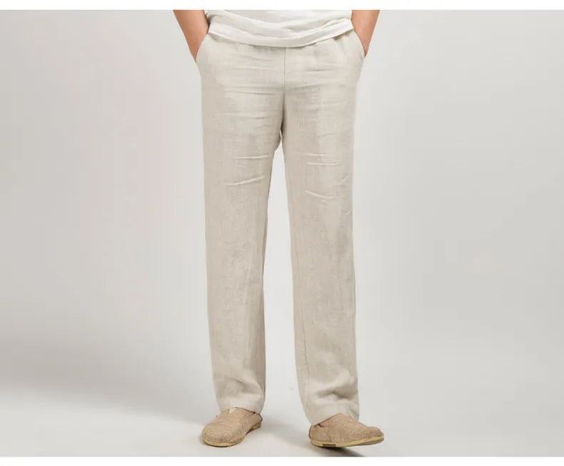 Linen Old Money Trousers