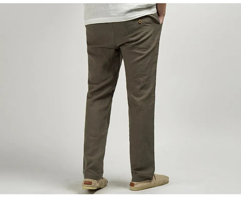Linen Old Money Trousers
