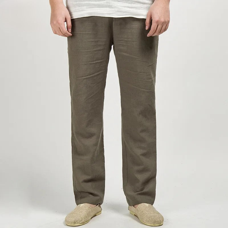 Linen Old Money Trousers