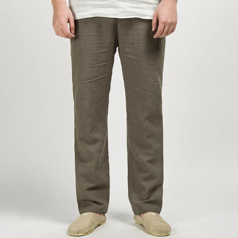 Linen Old Money Trousers