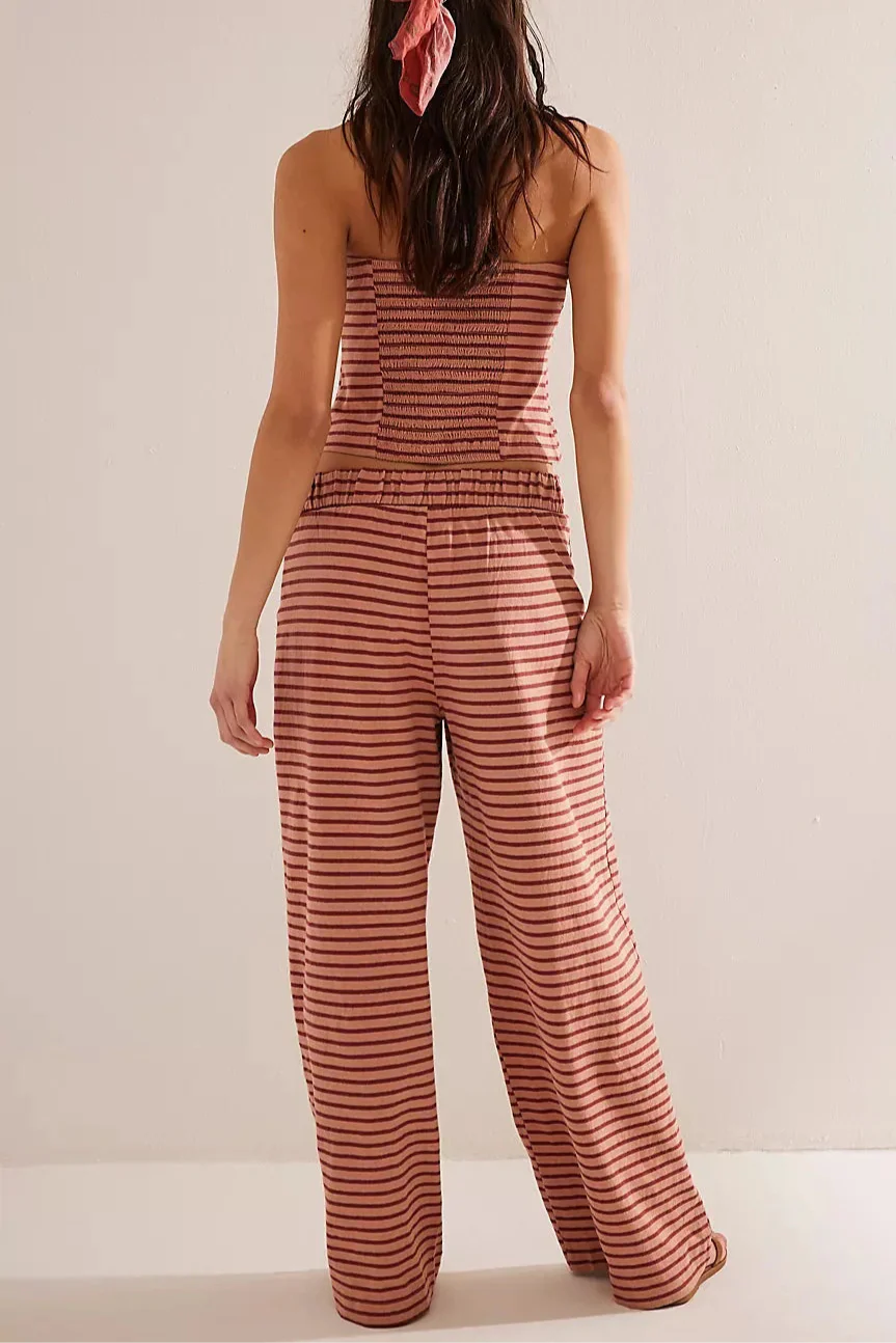 Linen Striped Bedding Set - Soft, Breathable Fabric for Cozy Home Decor - Queen Size