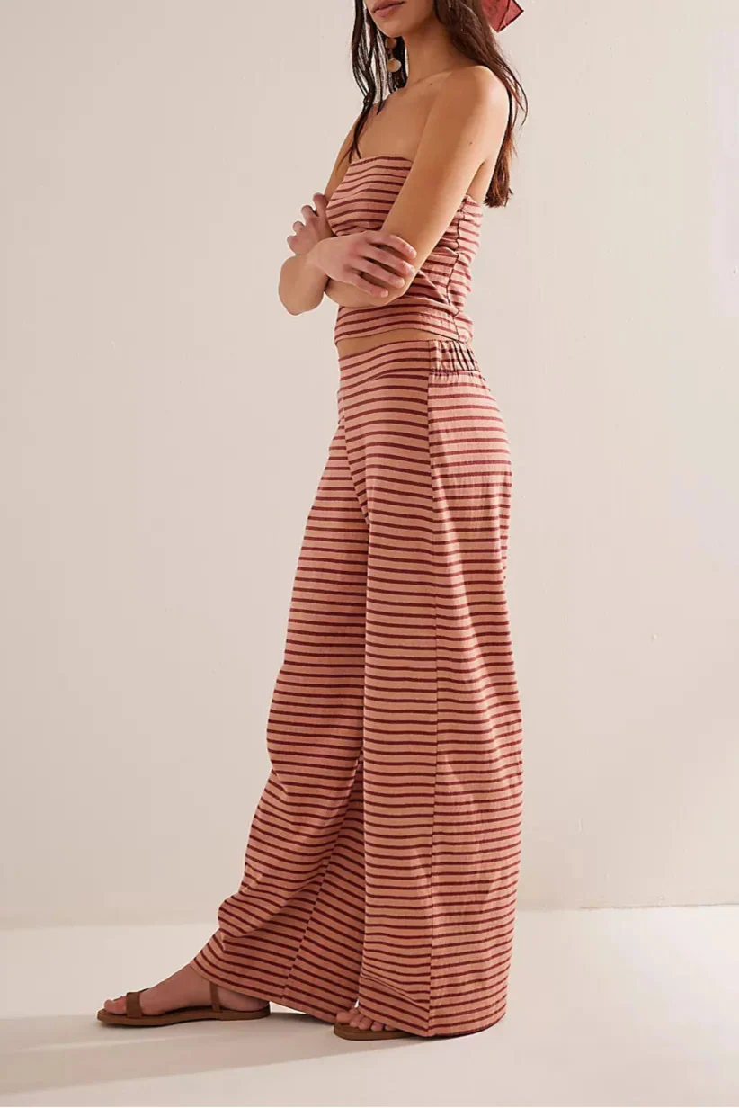 Linen Striped Bedding Set - Soft, Breathable Fabric for Cozy Home Decor - Queen Size