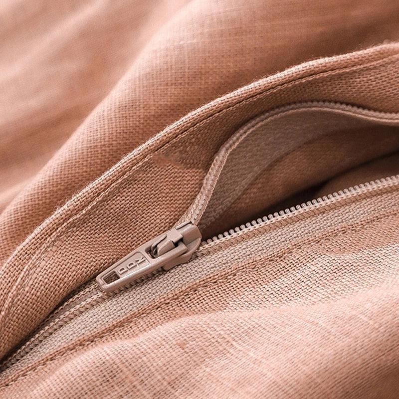 Linen Summer Trousers for Men | Lightweight Breathable Casual Pants | Perfect for Warm Weather Outings