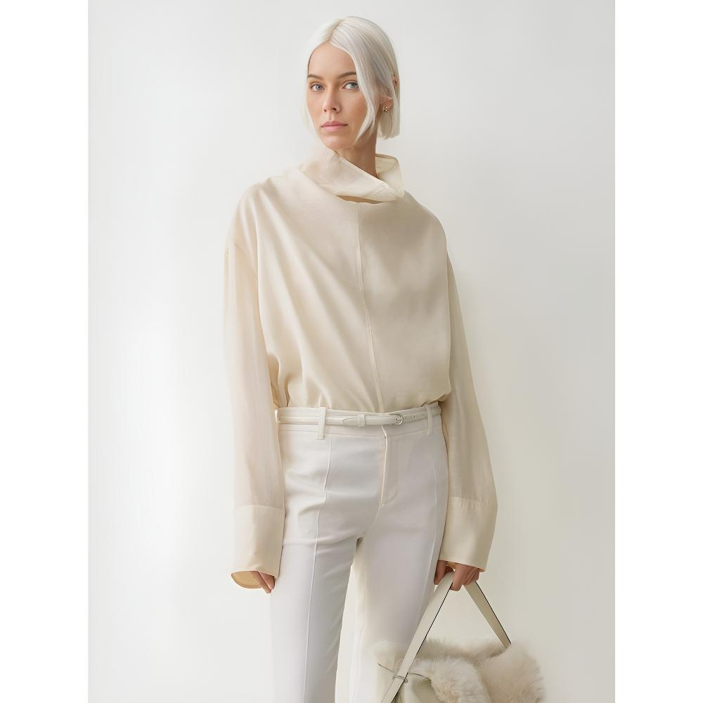 Linen Top for Women - Casual Short Sleeve Design - Lightweight Summer Blouse - Versatile Everyday Wear