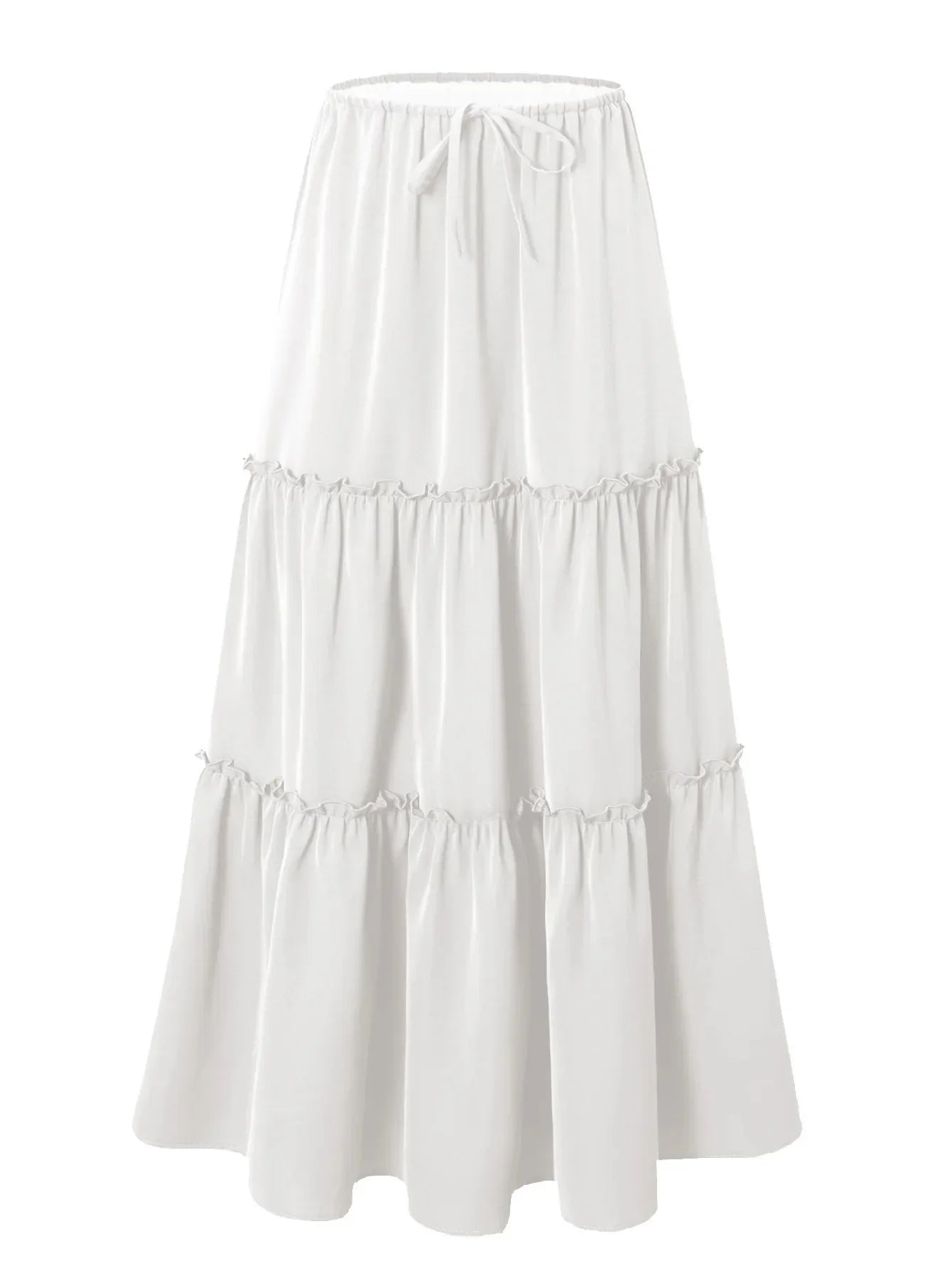 Meadow Floral Maxi Skirt - Lightweight Cotton, Bohemian Style, Perfect for Casual Wear and Summer Events