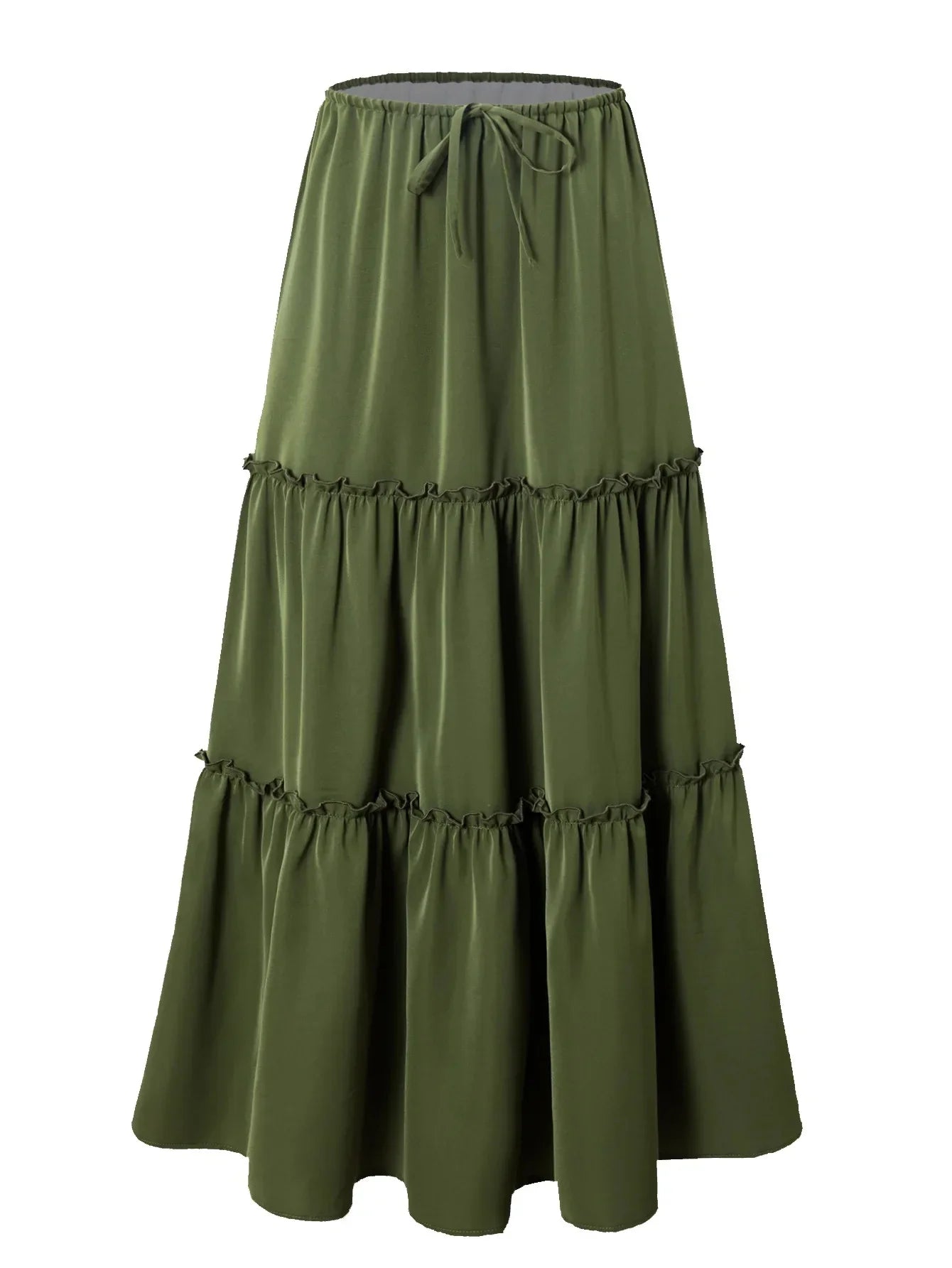 Meadow Floral Maxi Skirt - Lightweight Cotton, Bohemian Style, Perfect for Casual Wear and Summer Events