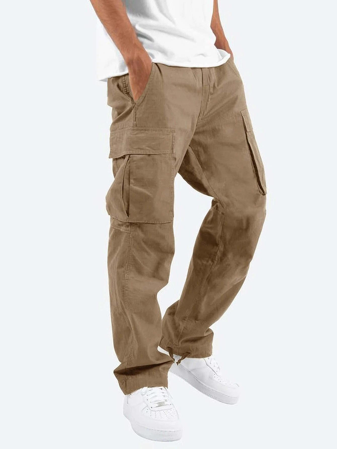 Men's Cargo Pants with Multiple Pockets