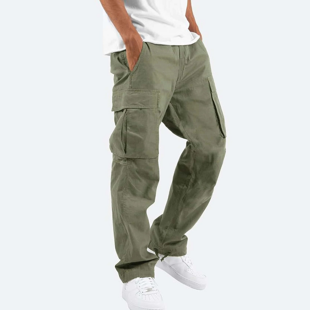 Men's Cargo Pants with Multiple Pockets