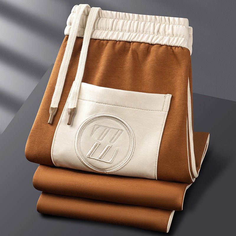 Men's Zip Jacket and Pants Tracksuit Set - Comfortable Athletic Wear for Gym and Casual Use - Lightweight Fabric