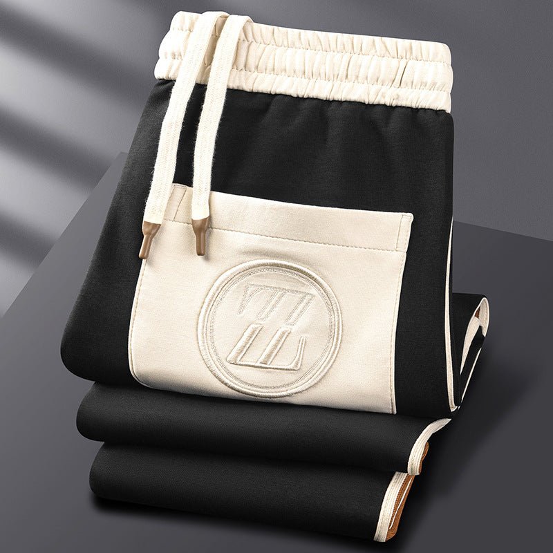 Men's Zip Jacket and Pants Tracksuit Set - Comfortable Athletic Wear for Gym and Casual Use - Lightweight Fabric