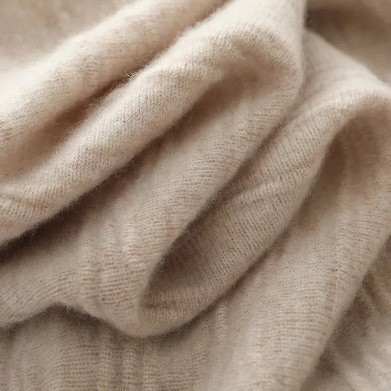 Merino Wool Knit Skirt for Women - Comfortable Casual Style - Versatile Everyday Wear - Available in Multiple Sizes