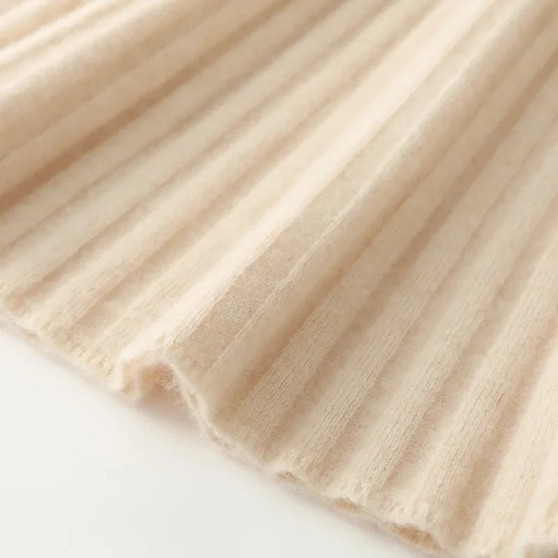 Merino Wool Skirt - A-Line Design for Everyday Wear - Comfortable and Stylish