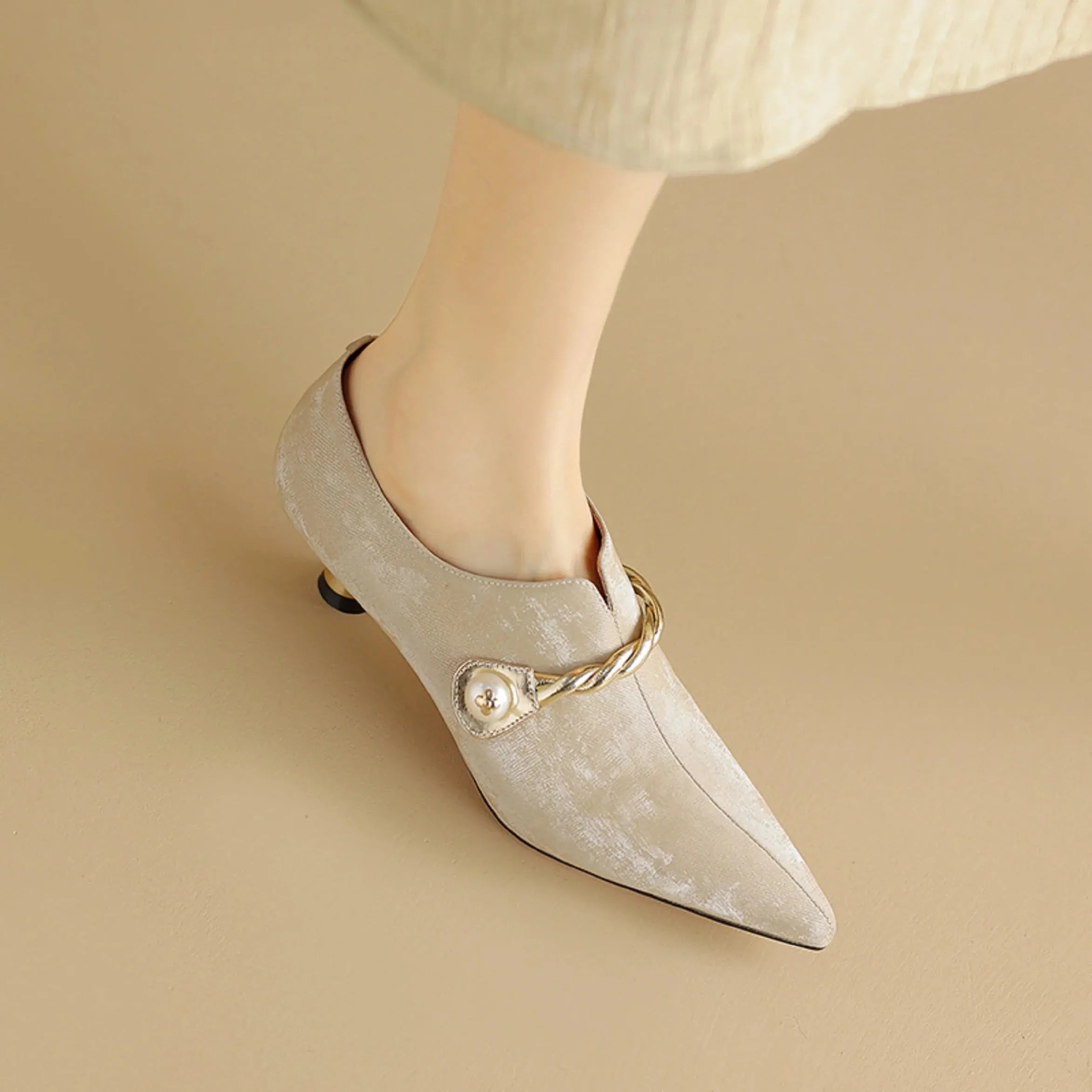 Mid-Heel Sandals for Women - Comfortable Faux Leather Design for Casual or Dressy Occasions