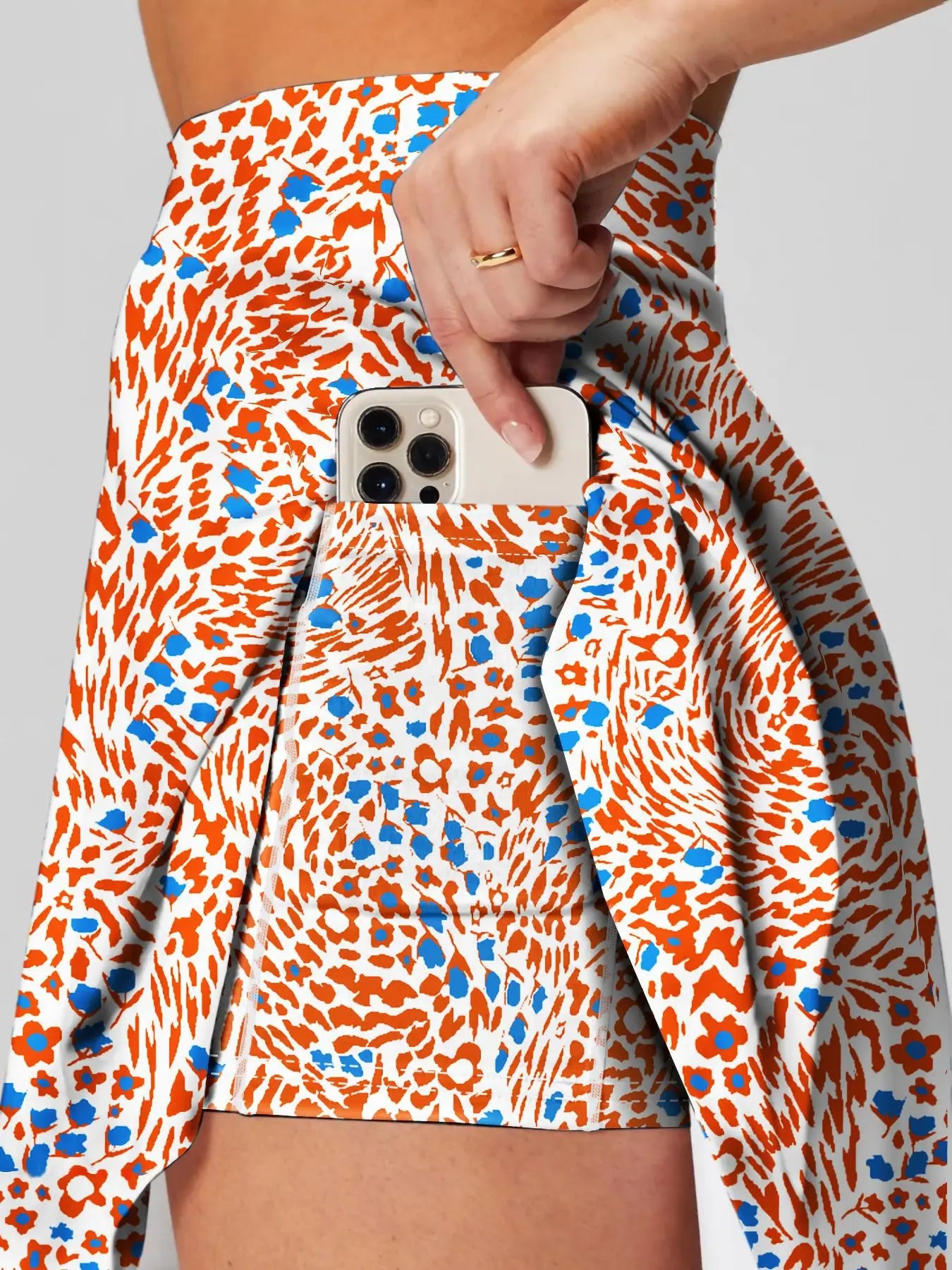 Motion Skirt - Lightweight Stretch Fabric - Casual A-Line Design - Perfect for Everyday Wear