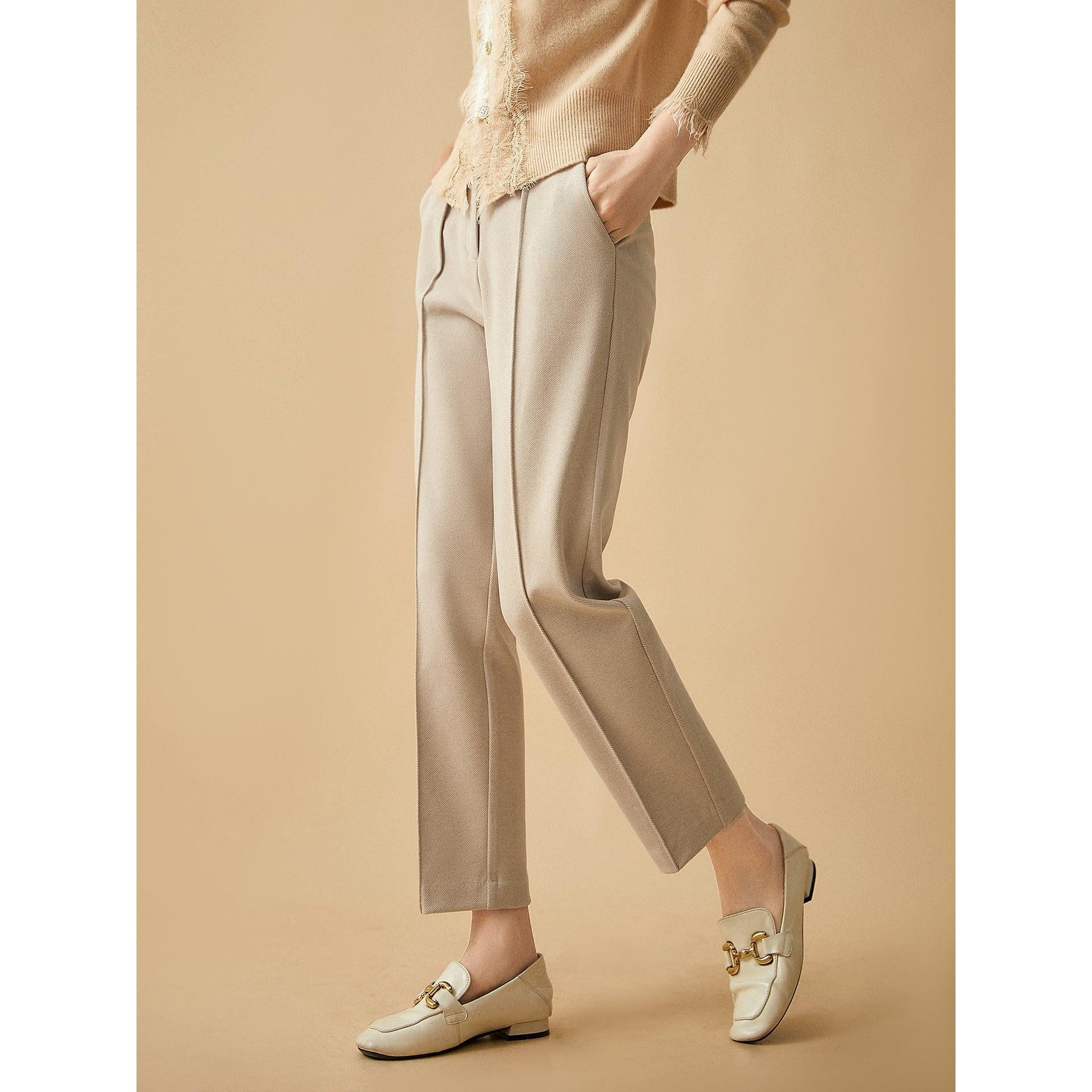 Nordic Style Trousers in Soft Fabric for Casual Wear - Comfortable and Versatile Pants for Everyday Use