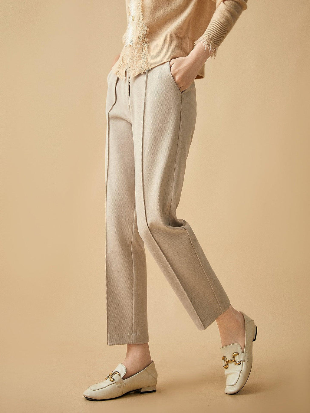 Nordic Style Trousers in Soft Fabric for Casual Wear - Comfortable and Versatile Pants for Everyday Use