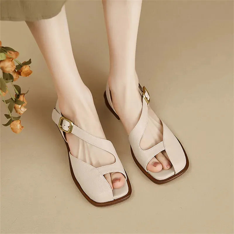 Open-Toe Sandals for Women - Comfortable Casual Footwear - Summer Style - Lightweight Design - Versatile Everyday Use
