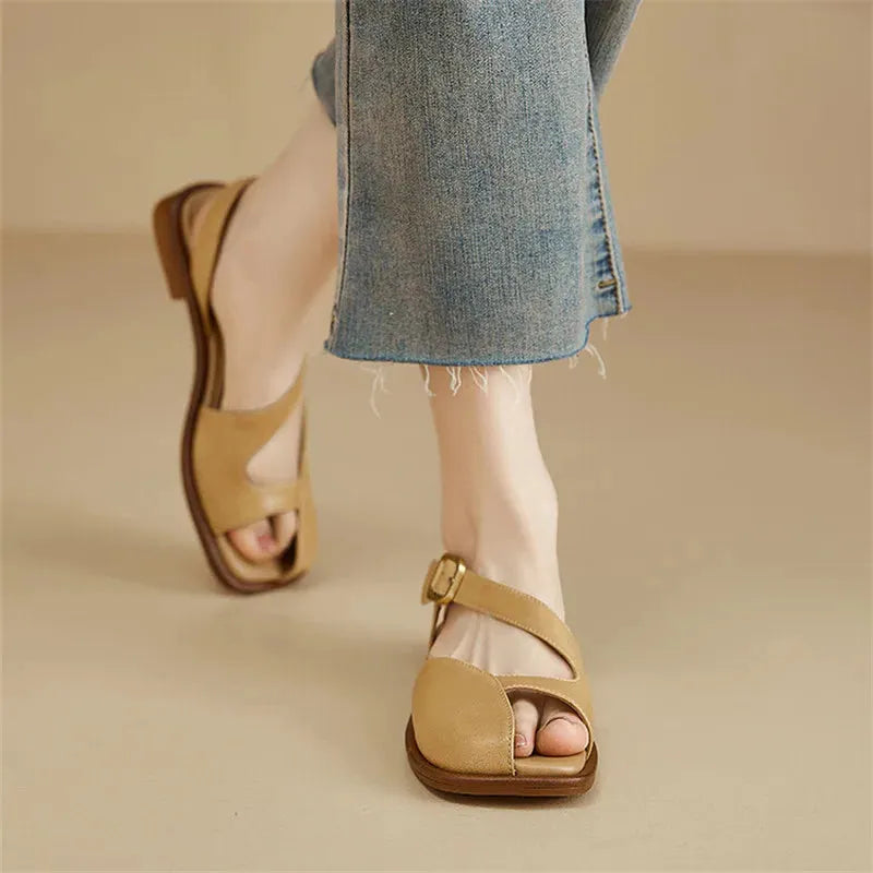 Open-Toe Sandals for Women - Comfortable Casual Footwear - Summer Style - Lightweight Design - Versatile Everyday Use