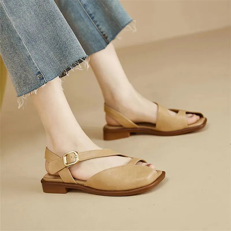 Open-Toe Sandals for Women - Comfortable Casual Footwear - Summer Style - Lightweight Design - Versatile Everyday Use