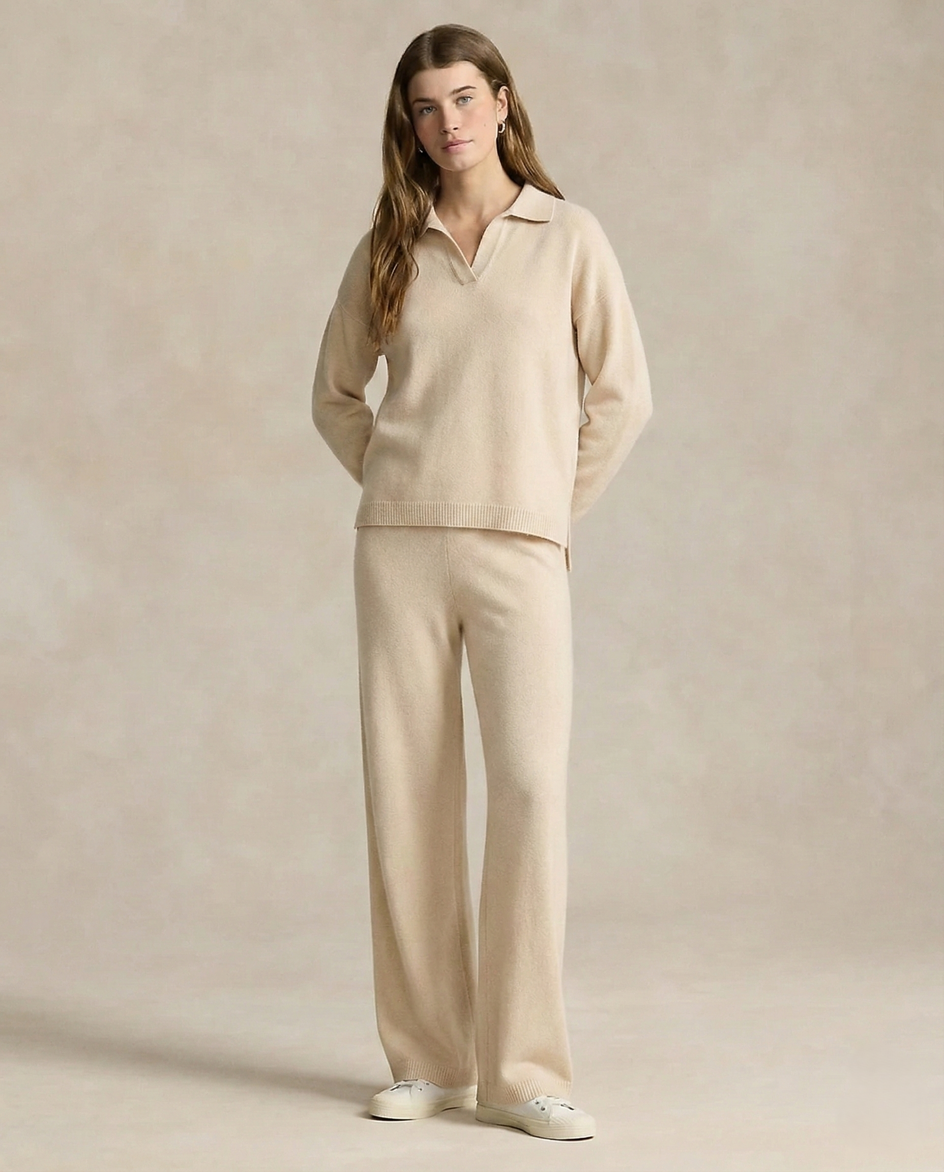 Palermo Polo Knit Set - Soft Cotton Blend - Casual Wear - Stylish Two-Piece Outfit for Everyday Comfort