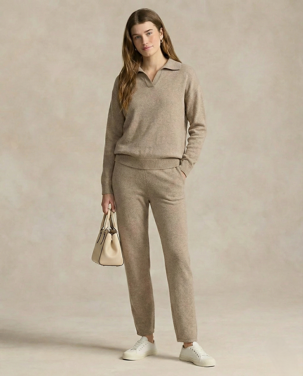 Palermo Polo Knit Set - Soft Cotton Blend - Casual Wear - Stylish Two-Piece Outfit for Everyday Comfort