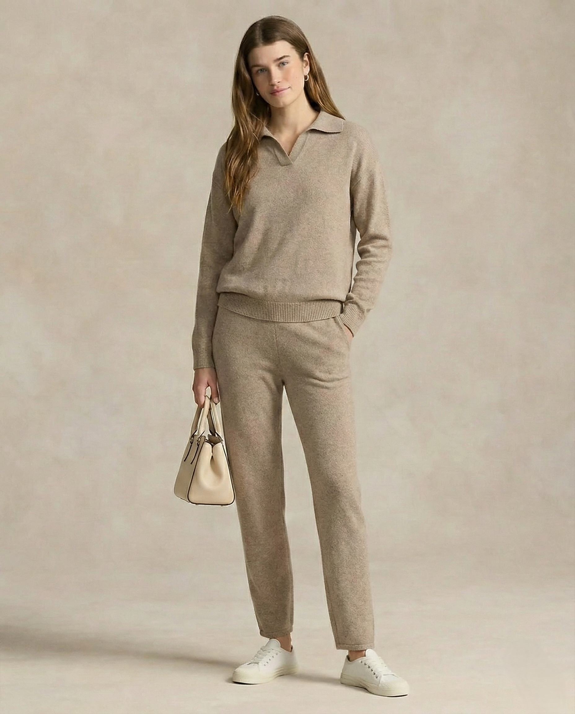 Palermo Polo Knit Set - Soft Cotton Blend - Casual Wear - Stylish Two-Piece Outfit for Everyday Comfort