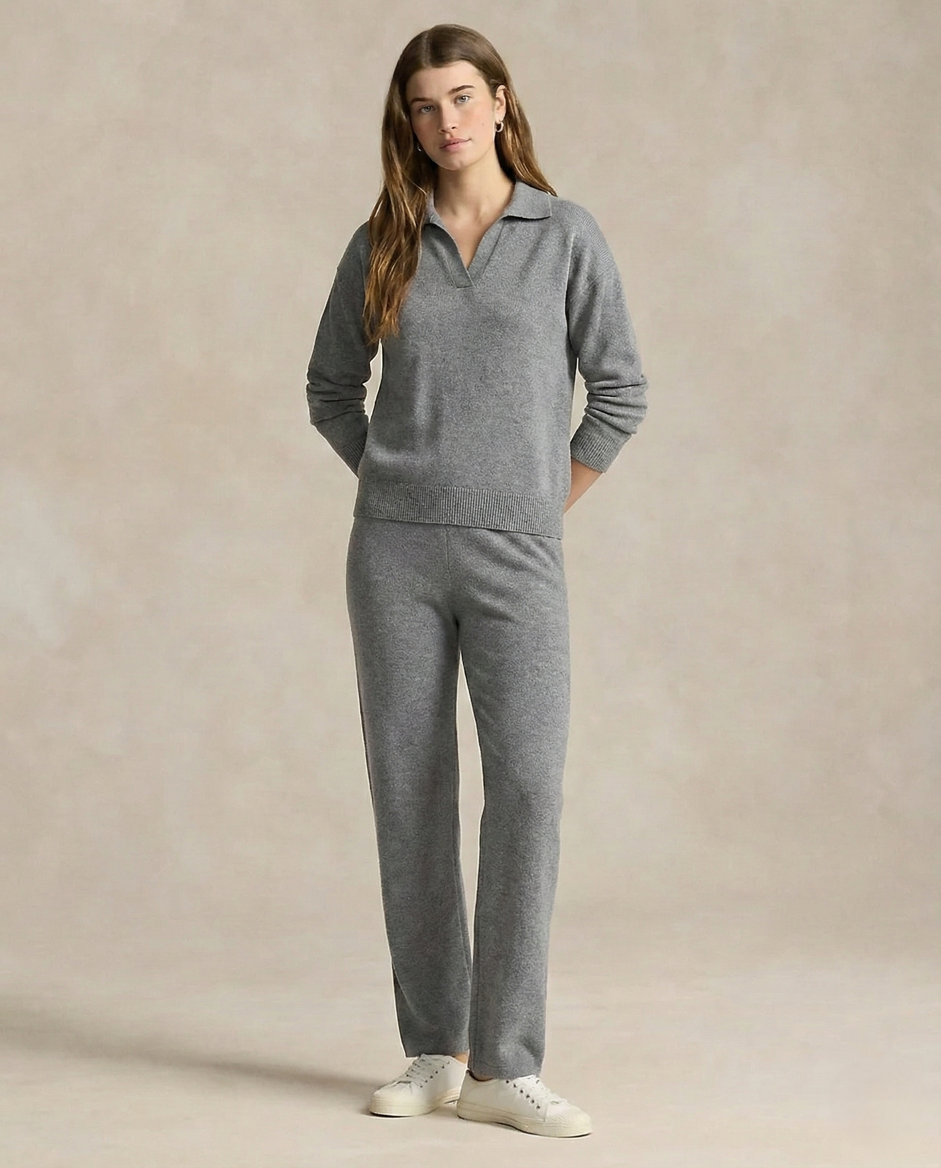 Palermo Polo Knit Set - Soft Cotton Blend - Casual Wear - Stylish Two-Piece Outfit for Everyday Comfort