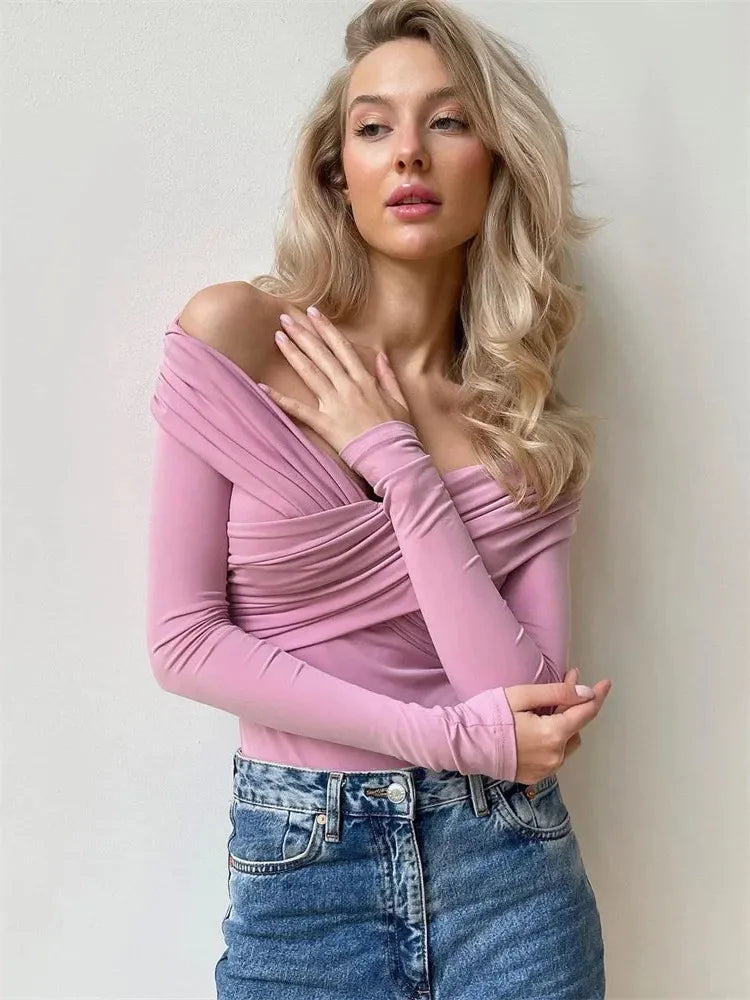 Paris Street Casual Top - Lightweight Cotton Blend - Chic Everyday Wear - Women's Fashion Blouse