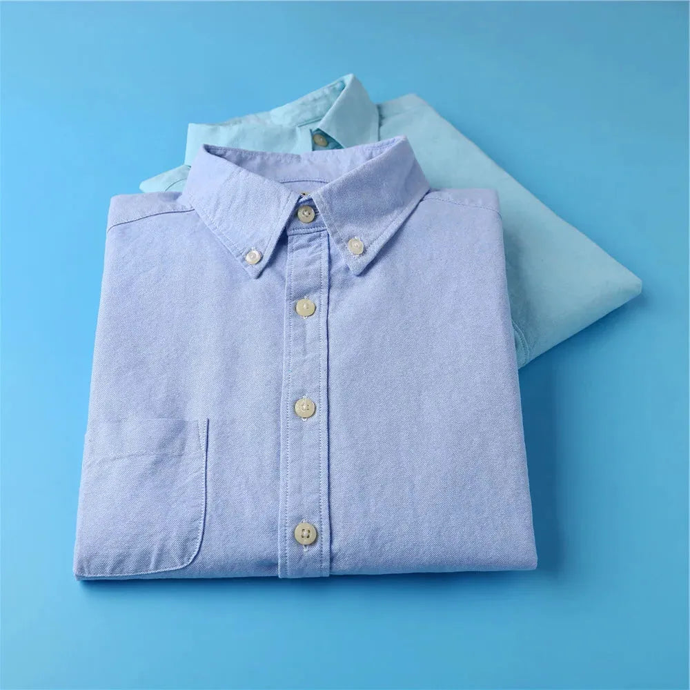 Pastel Oxford Blouses for Women - Elegant Design, Lightweight Cotton, Perfect for Office or Casual Wear