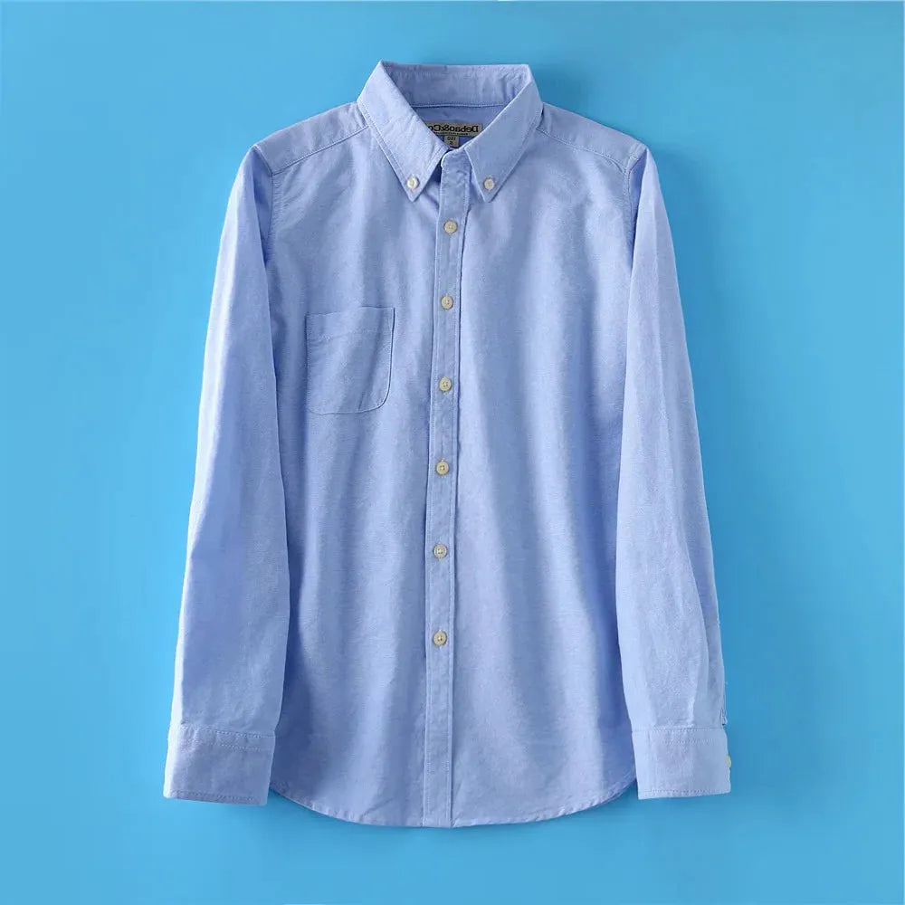 Pastel Oxford Blouses for Women - Elegant Design, Lightweight Cotton, Perfect for Office or Casual Wear