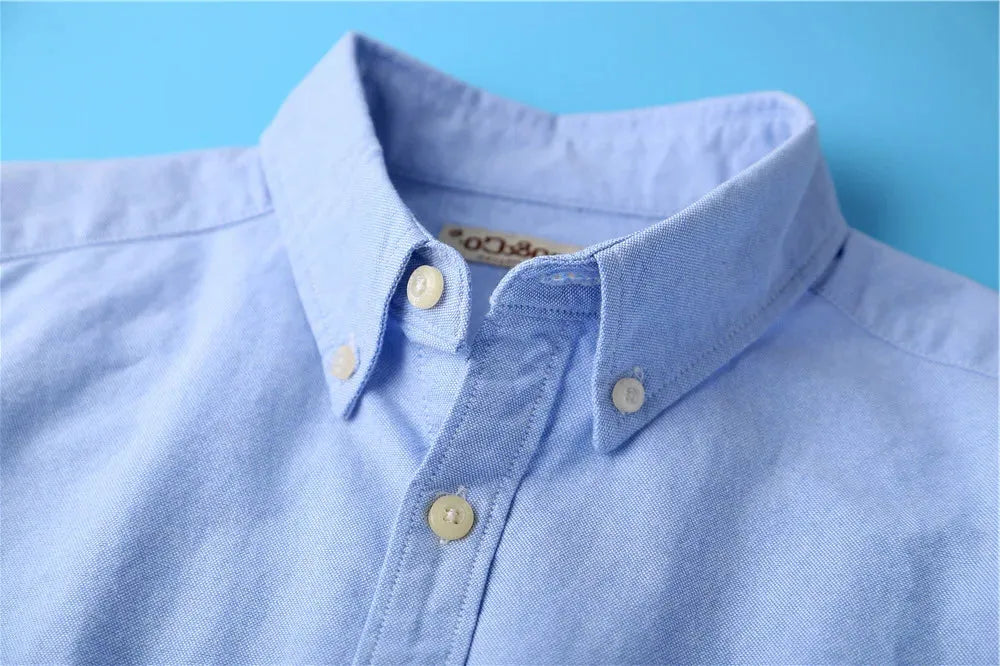 Pastel Oxford Blouses for Women - Elegant Design, Lightweight Cotton, Perfect for Office or Casual Wear