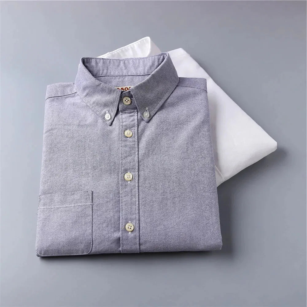 Pastel Oxford Blouses for Women - Elegant Design, Lightweight Cotton, Perfect for Office or Casual Wear