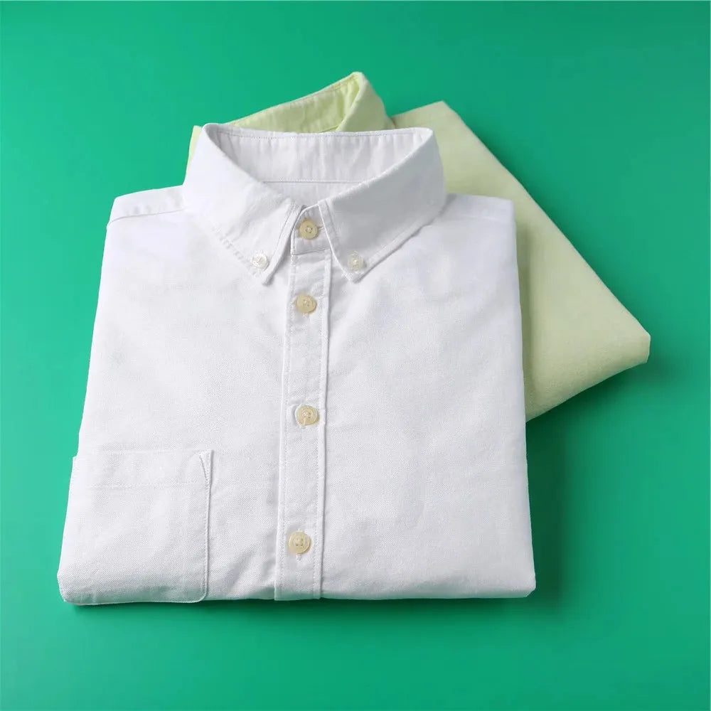 Pastel Oxford Blouses for Women - Elegant Design, Lightweight Cotton, Perfect for Office or Casual Wear