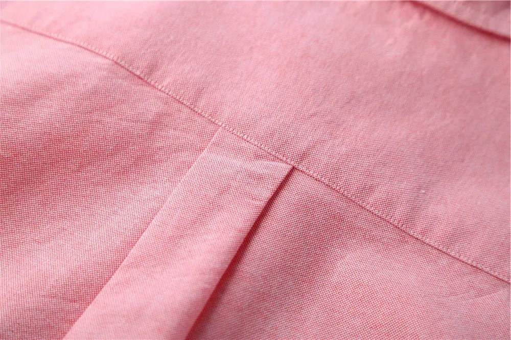 Pastel Oxford Blouses for Women - Elegant Design, Lightweight Cotton, Perfect for Office or Casual Wear