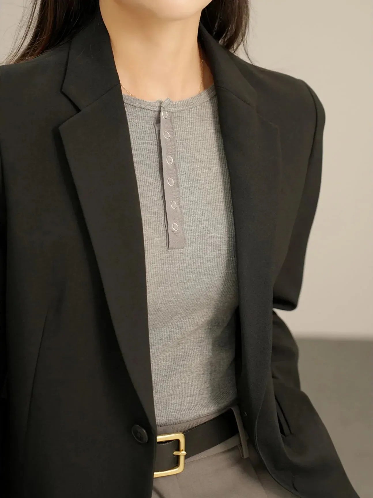 Pop-Button Milano Top - Lightweight Cotton Blouse for Casual Wear - Available in Multiple Colors