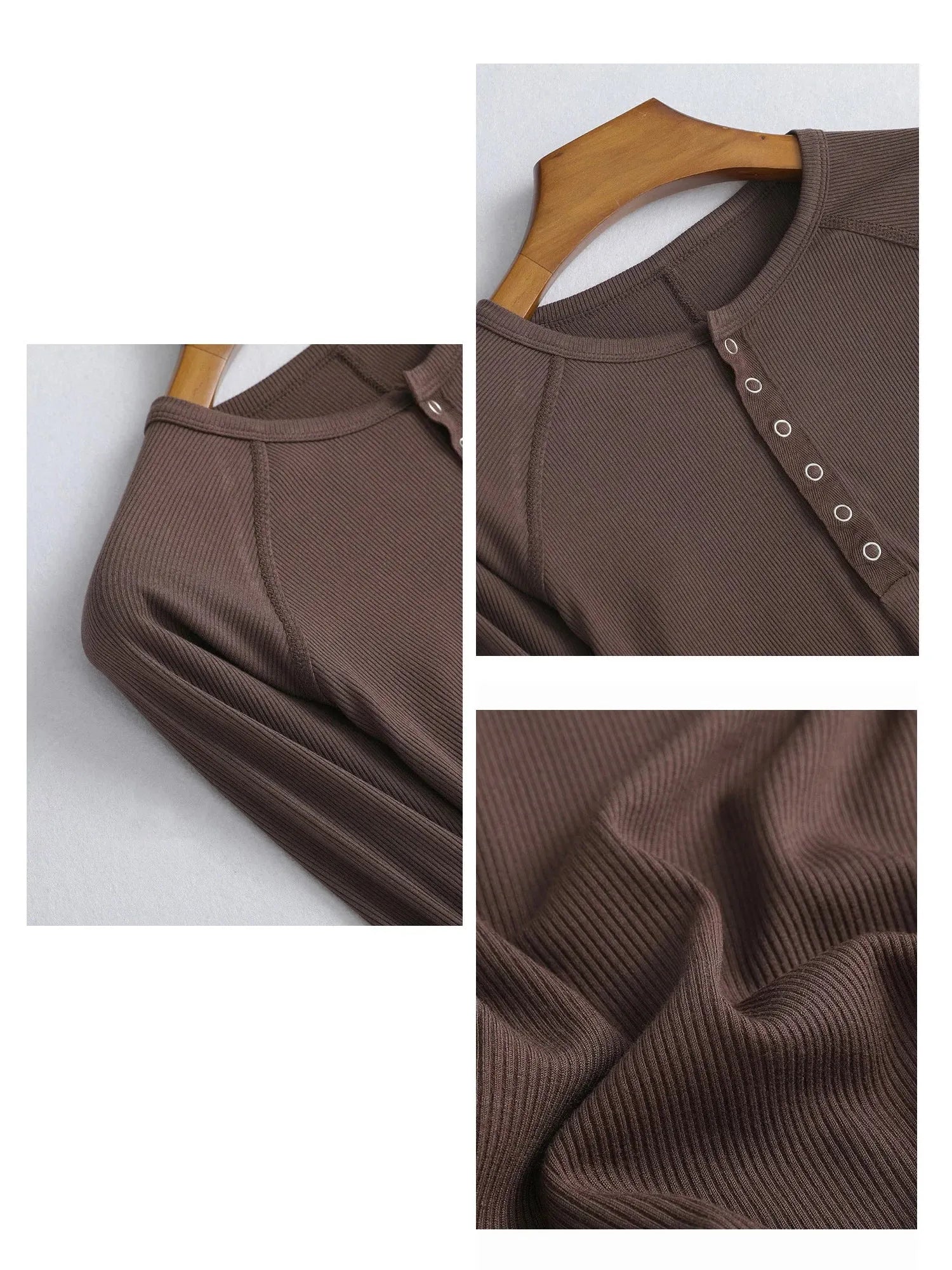 Pop-Button Milano Top - Lightweight Cotton Blouse for Casual Wear - Available in Multiple Colors