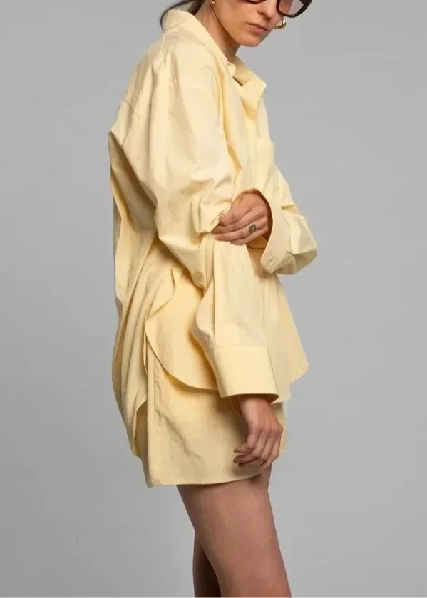 Poplin Loungewear Set - Comfortable Cotton Fabric - Casual Style for Relaxation and Everyday Wear