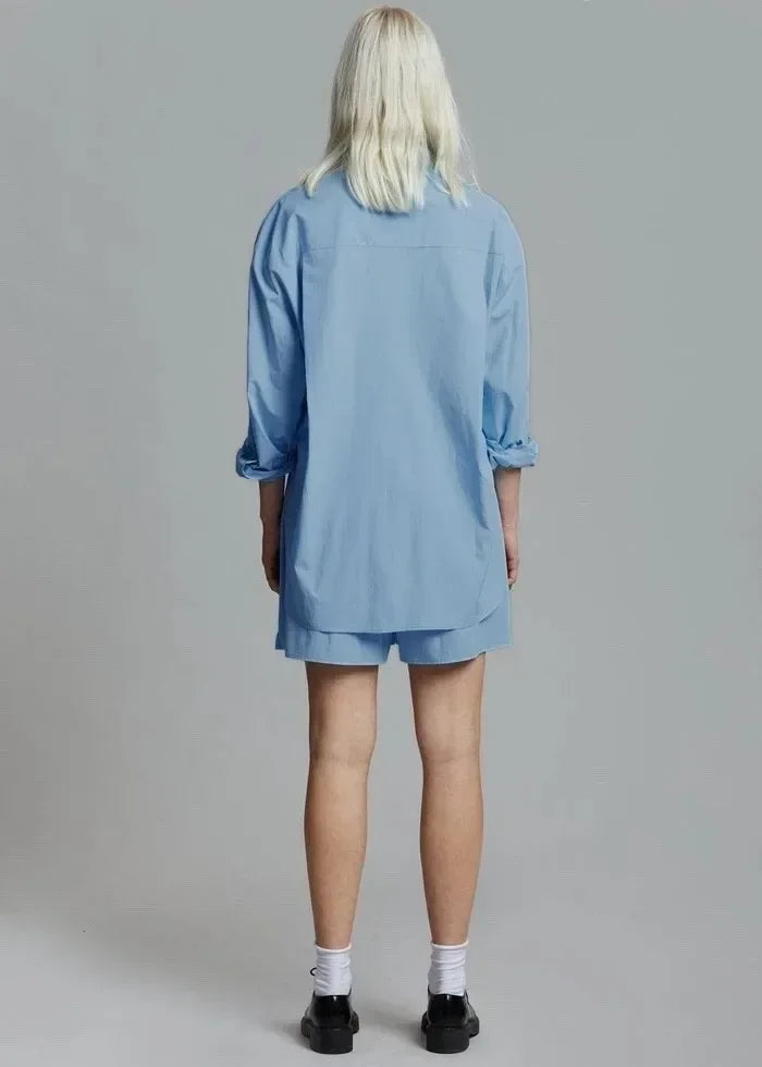 Poplin Loungewear Set - Comfortable Cotton Fabric - Casual Style for Relaxation and Everyday Wear