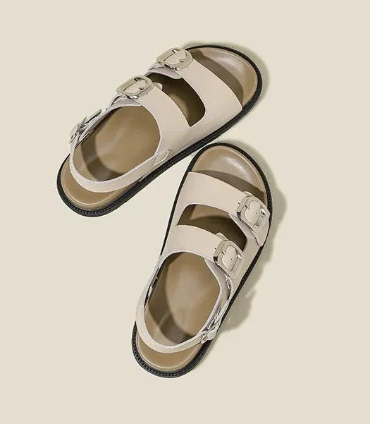 Rose Strap Sandals for Women - Comfortable Casual Footwear - Stylish Summer Sandals in Elegant Design