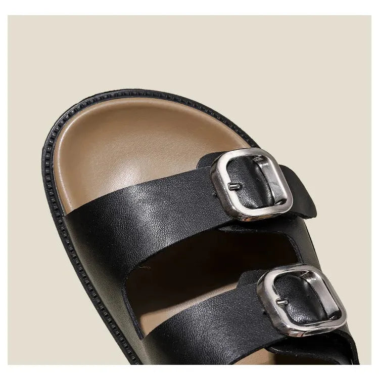 Rose Strap Sandals for Women - Comfortable Casual Footwear - Stylish Summer Sandals in Elegant Design