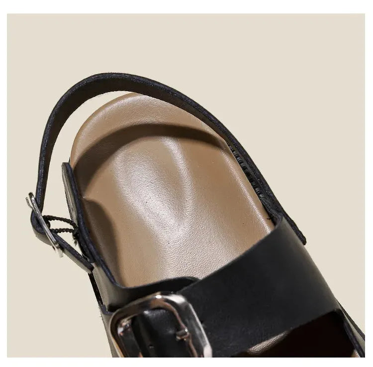 Rose Strap Sandals for Women - Comfortable Casual Footwear - Stylish Summer Sandals in Elegant Design