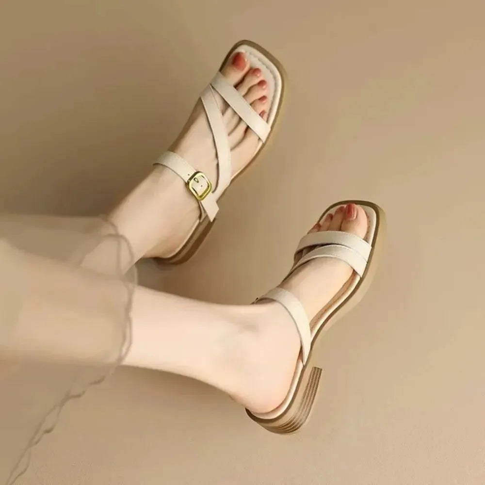 Slide Sandals with Sola Strap - Comfortable Casual Footwear for Everyday Wear