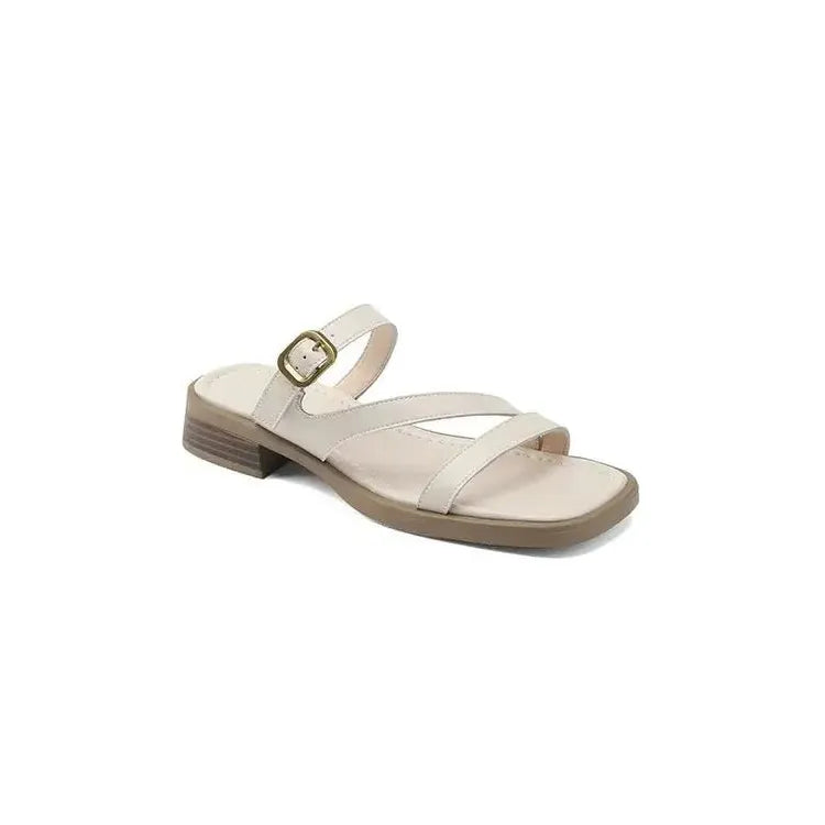 Slide Sandals with Sola Strap - Comfortable Casual Footwear for Everyday Wear