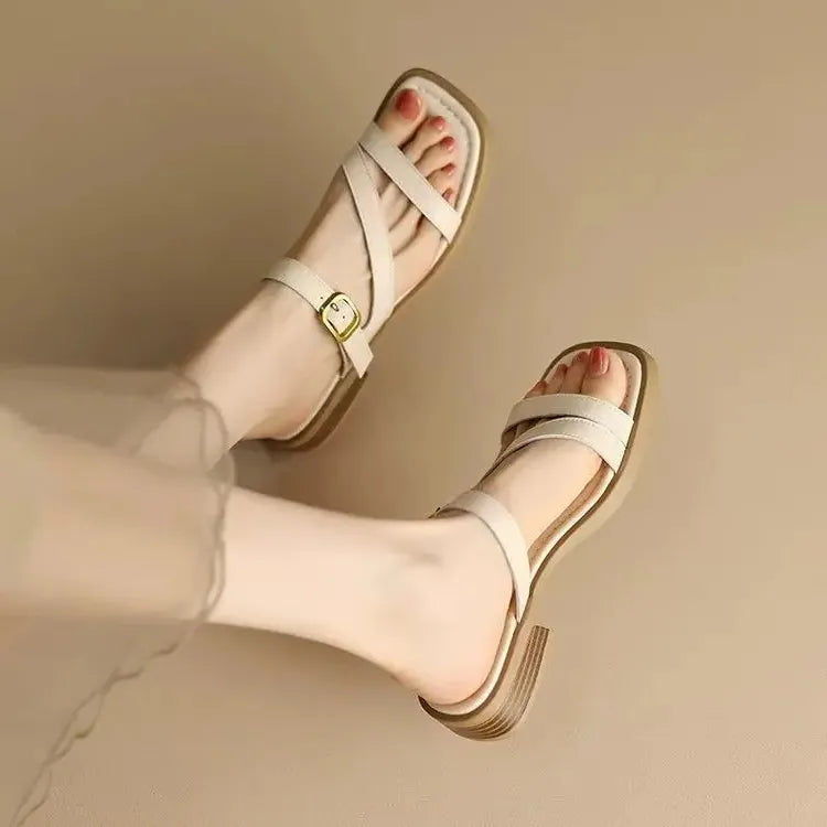 Slide Sandals with Sola Strap - Comfortable Casual Footwear for Everyday Wear
