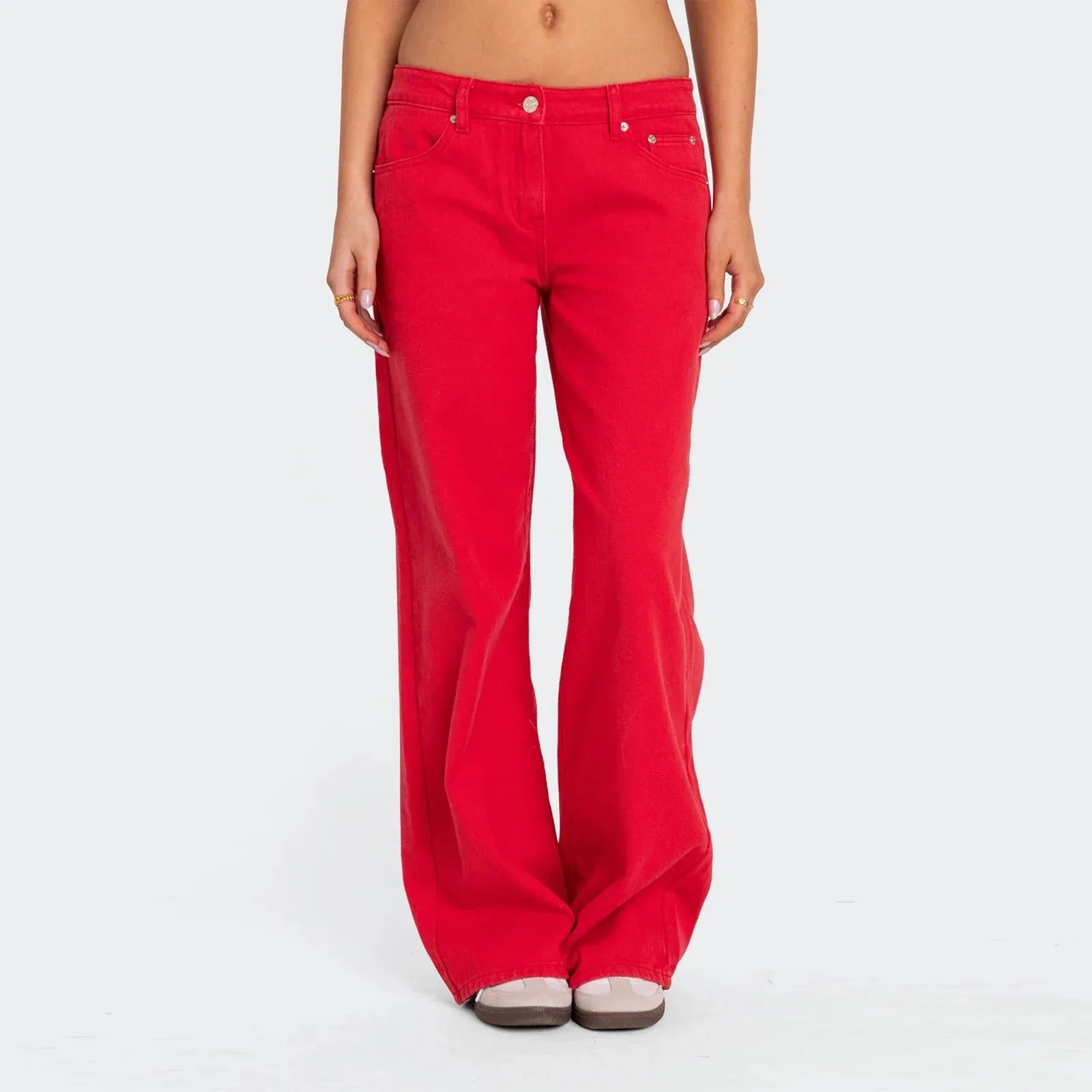 Straight Leg Denim Jeans for Women - Classic Fit, Versatile Everyday Wear, Available in Multiple Sizes and Washes