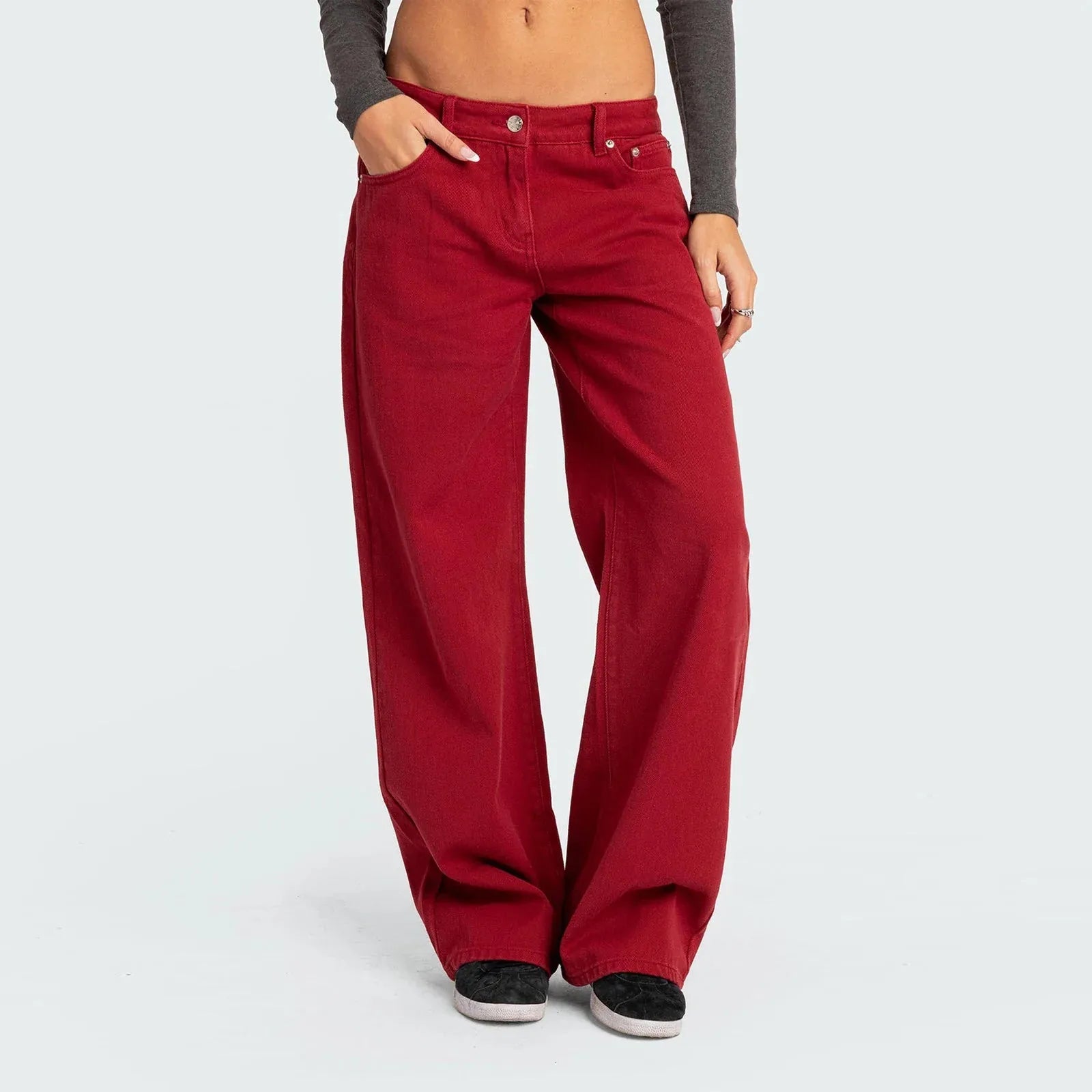 Straight Leg Denim Jeans for Women - Classic Fit, Versatile Everyday Wear, Available in Multiple Sizes and Washes