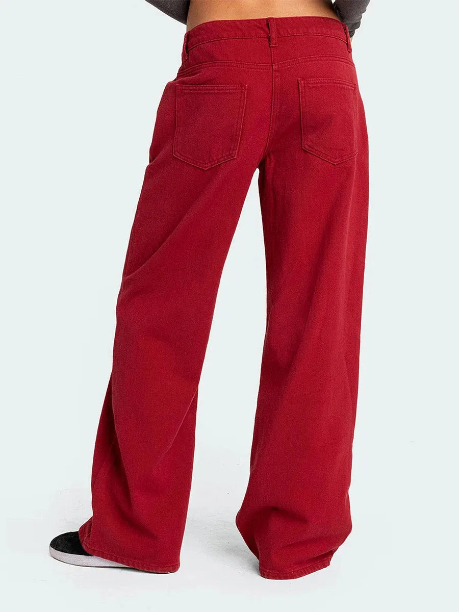 Straight Leg Denim Jeans for Women - Classic Fit, Versatile Everyday Wear, Available in Multiple Sizes and Washes