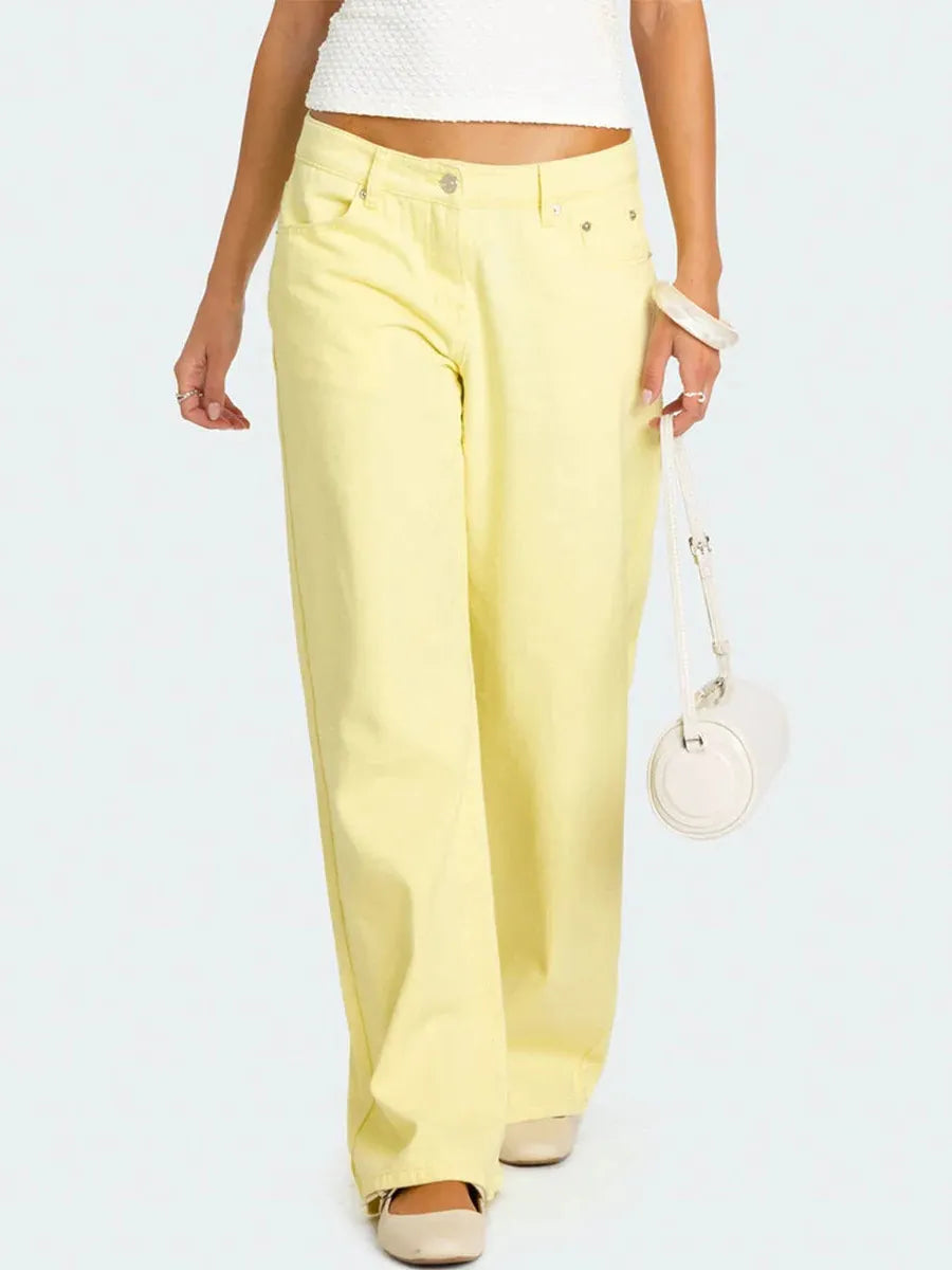 Straight Leg Denim Jeans for Women - Classic Fit, Versatile Everyday Wear, Available in Multiple Sizes and Washes