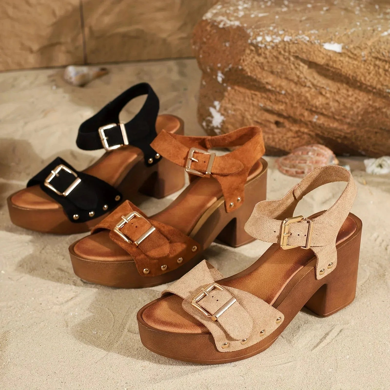 Strap Sandals for Women - Comfortable Casual Footwear - Adjustable Fit - Ideal for Summer Outings and Everyday Wear