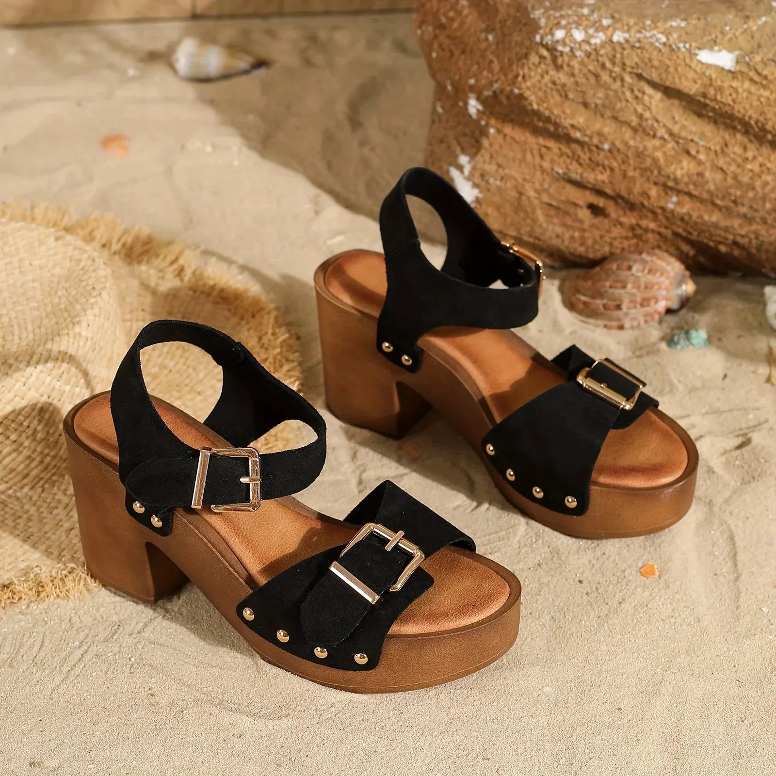 Strap Sandals for Women - Comfortable Casual Footwear - Adjustable Fit - Ideal for Summer Outings and Everyday Wear